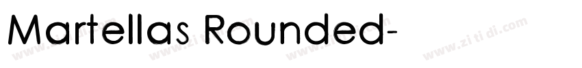 Martellas Rounded字体转换